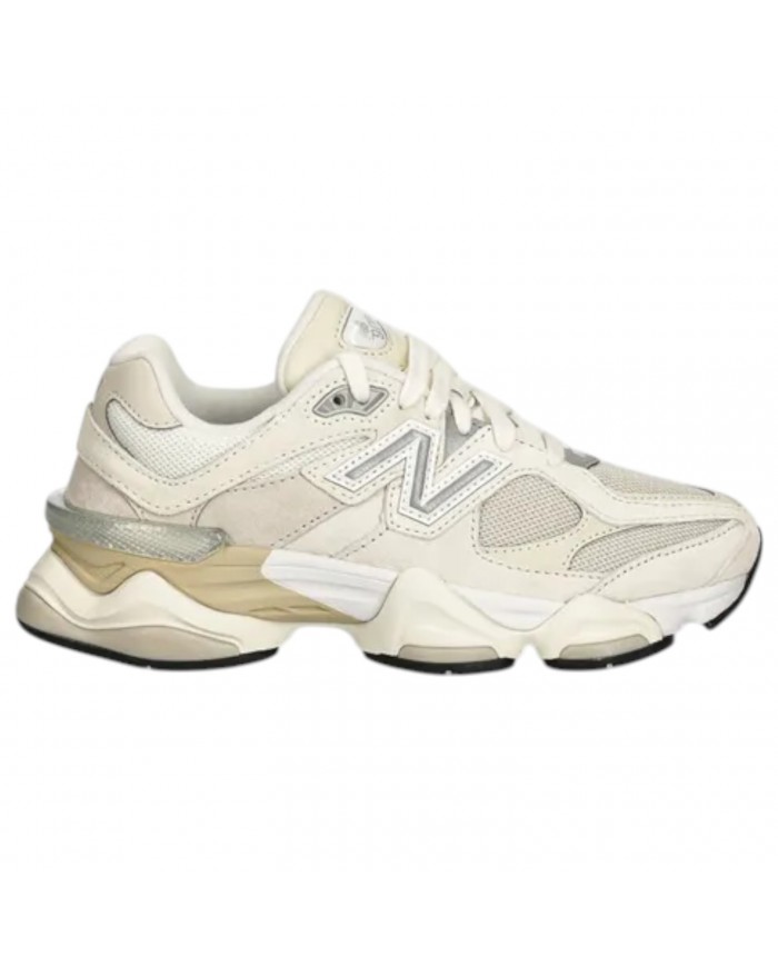 Sneakers Donna New Balance 9060 Mesh Leather Sea Salt Off White