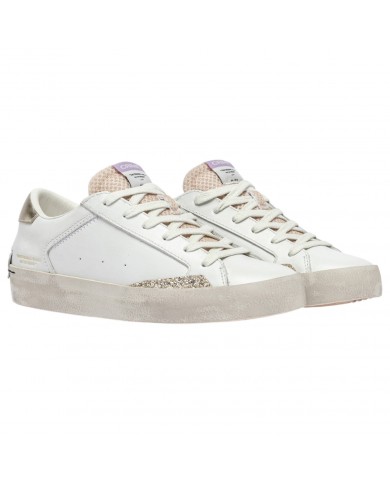 Sneaker Donna Crime London Distressed Suede Leather Sheer Lilac