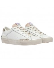 Sneaker Donna Crime London Distressed Suede Leather Sheer Lilac