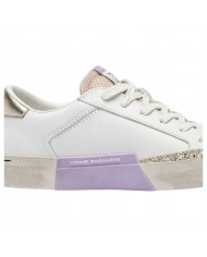 Sneaker Donna Crime London Distressed Suede Leather Sheer Lilac