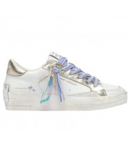 Sneaker Donna Crime London Sk8 Deluxe Heel Suede Leather To The Moon