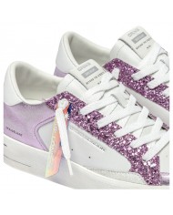 Sneaker Donna Crime London Sk8 Deluxe Heel Suede Leather Lilac Lover