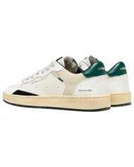 Sneakers Crime London Uomo Chelsea Leather Suede White Green