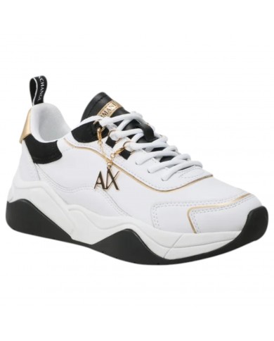 Sneaker Armani Exchange Donna Charme Logo Leather White