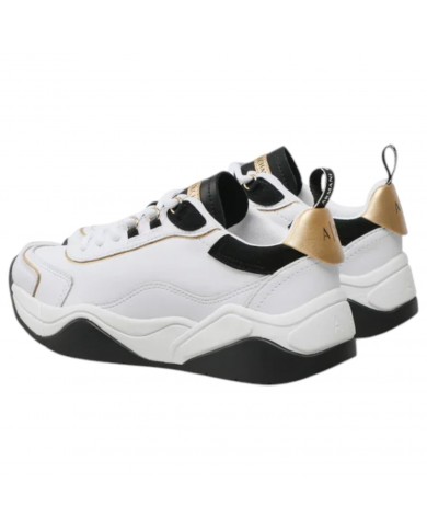 Sneaker Armani Exchange Donna Charme Logo Leather White