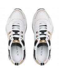 Sneaker Armani Exchange Donna Charme Logo Leather White