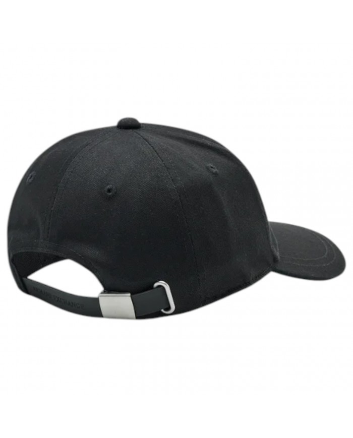 Cappello Donna Armani Exchange Unisex Baseball Hat AX Logo Cotone Black