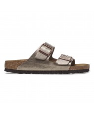 Sandalo Donna Birkenstock Unisex Arizona Birko Flor Graceful Taupe
