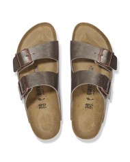 Sandalo Donna Birkenstock Unisex Arizona Birko Flor Graceful Taupe