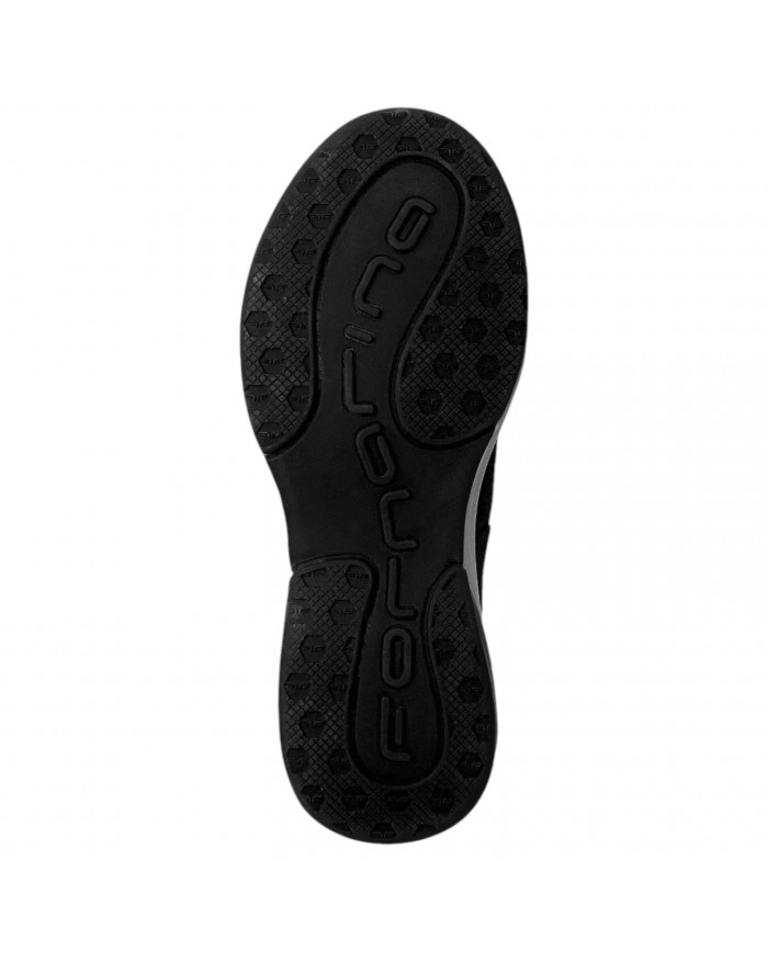 Sneakers Fornarina Glam Donna Platform Leather Black