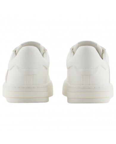 Sneaker Uomo Armani Exchange Patch Logo Leather Off White