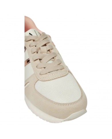 Sneaker Donna Armani Exchange Logata Mesh Suede Light Mirage Light Rose
