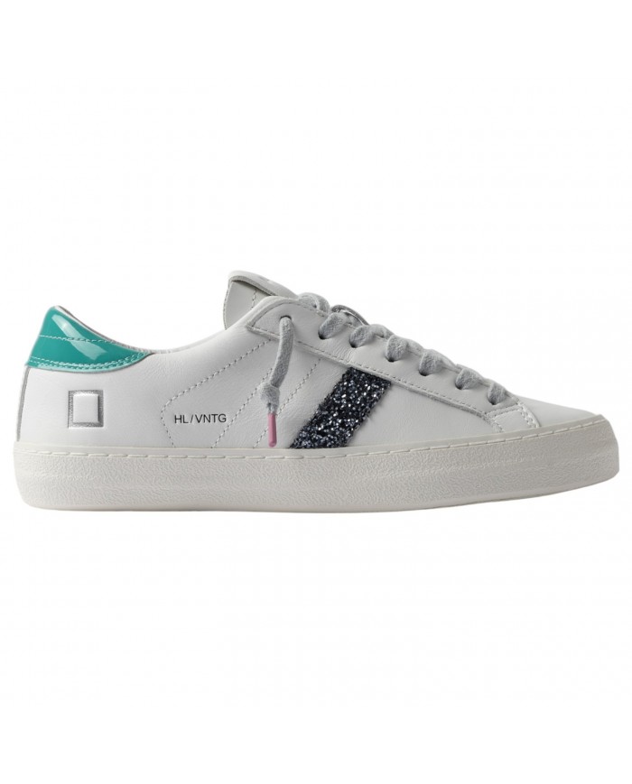 Sneaker Donna Hill Low Vintage Calf Leather White Water