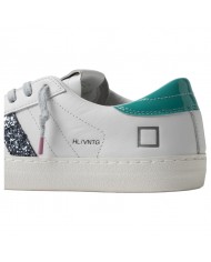 Sneaker Donna Hill Low Vintage Calf Leather White Water