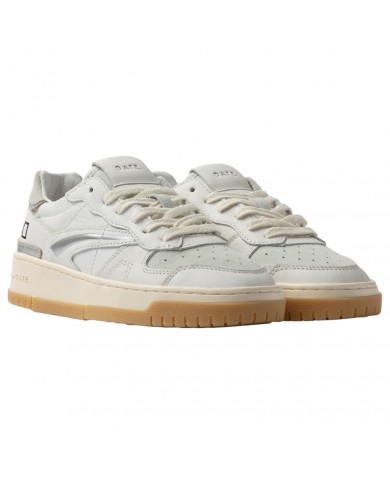 Sneaker Donna Date Tornero Pure Calf Leather White