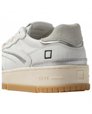 Sneaker Donna Date Tornero Pure Calf Leather White