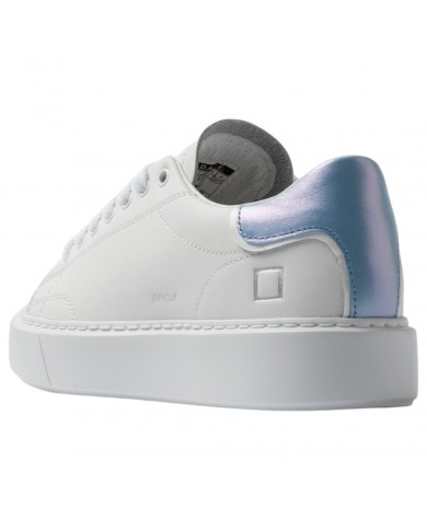 Sneaker Donna Date Sfera Calf Leather White Sky