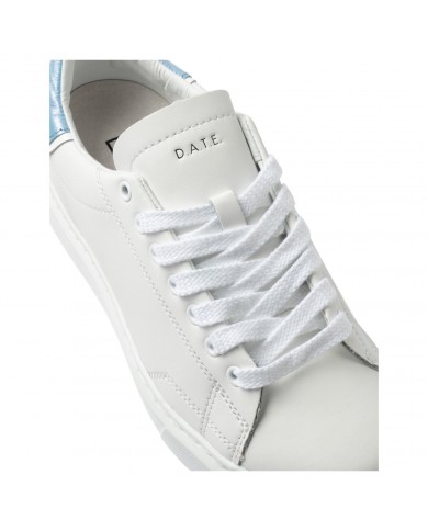 Sneaker Donna Date Sfera Calf Leather White Sky