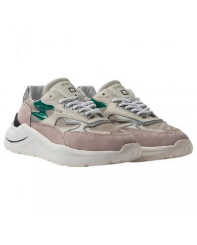 Sneaker Donna Date Fuga Reflex Leather Taupe