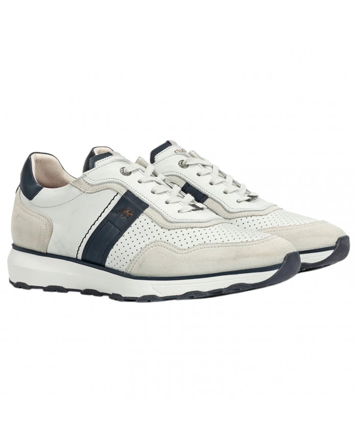 Sneakers Uomo Fluchos Walter F2083 Leather Habana Hielo Oceano