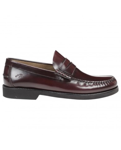 Mocassino Uomo Fluchos Stamford F0047 Leather Florentick Burdeos Bordeaux