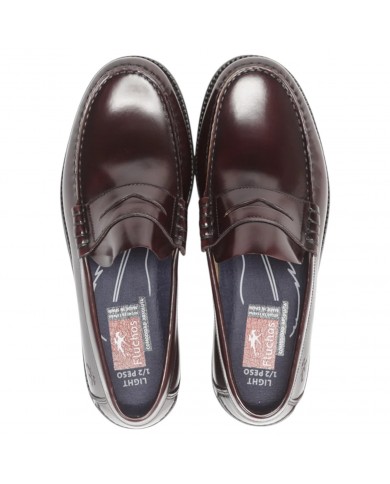 Mocassino Uomo Fluchos Stamford F0047 Leather Florentick Burdeos Bordeaux