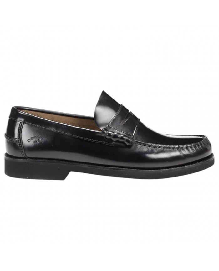 Mocassino Uomo Fluchos Stamford F0047 Leather Florentick Negro