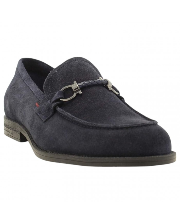 Mocassino Uomo Fluchos Henri F1930 Suede Afelpado Marino