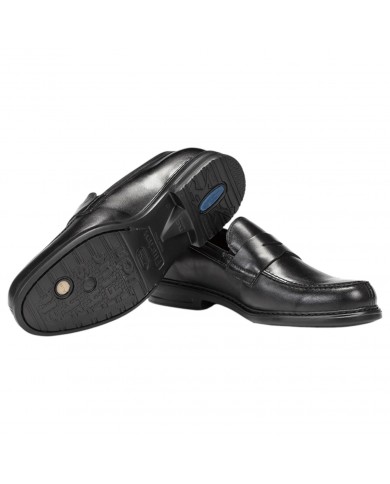 Mocassino Uomo Fluchos Simon 8721 Leather Natural Negro