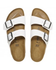 Sandalo Uomo Birkenstock Unisex Donna Arizona Birko Flor White