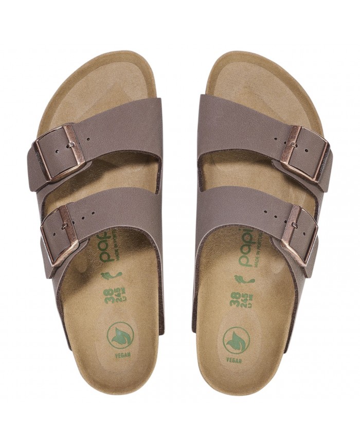 Sandalo Donna Birkenstock Papillio  Arizona Pap Flex Plarform Mocca