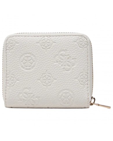 Portafoglio Guess Donna Cresidia Slg 4G Logo Peony Leather Off White