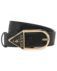 Cintura Donna Guess Cresidia 4G Logo Peony Leather Off White