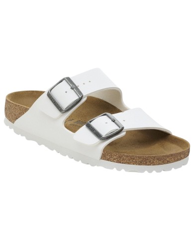 Sandalo Donna Birkenstock Unisex Uomo Arizona Birko Flor White