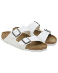Sandalo Donna Birkenstock Unisex Uomo Arizona Birko Flor White