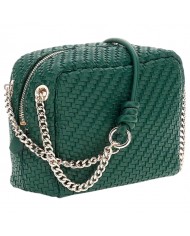 Tracolla Donna Guess Francy Intrecciata Leather Forest