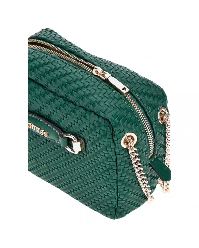 Tracolla Donna Guess Francy Intrecciata Leather Forest