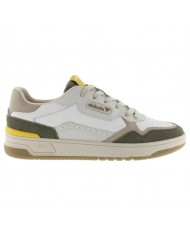 Sneakers Uomo Victoria Patch Logo Leather Kaki Multicolor