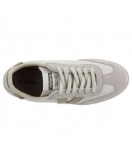 Sneakers Uomo Victoria V Logo Leather White Safari Green