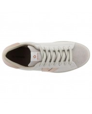 Sneakers Donna Victoria V Logo Leather White Cuarzo