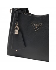 Shoulder Bag Donna Guess Eco Jazlynn Saffiano Leather Black