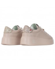 Sneaker Donna Gio+ Charms Pia Leather Pink Rose