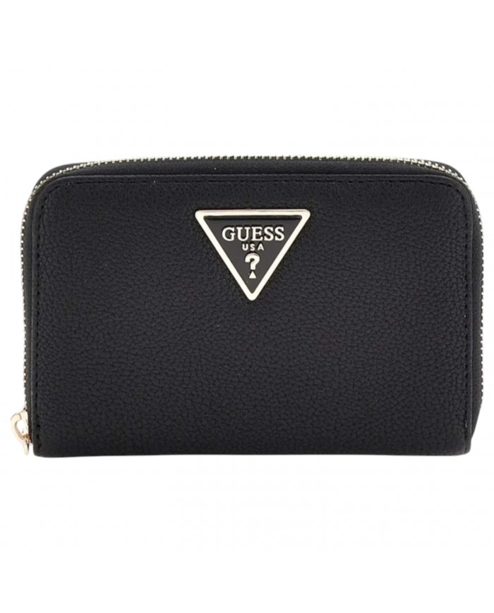 Portafoglio Guess Donna Laurel Slg 4G Logo Leather Black