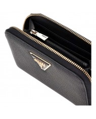 Portafoglio Guess Donna Laurel Slg 4G Logo Leather Black