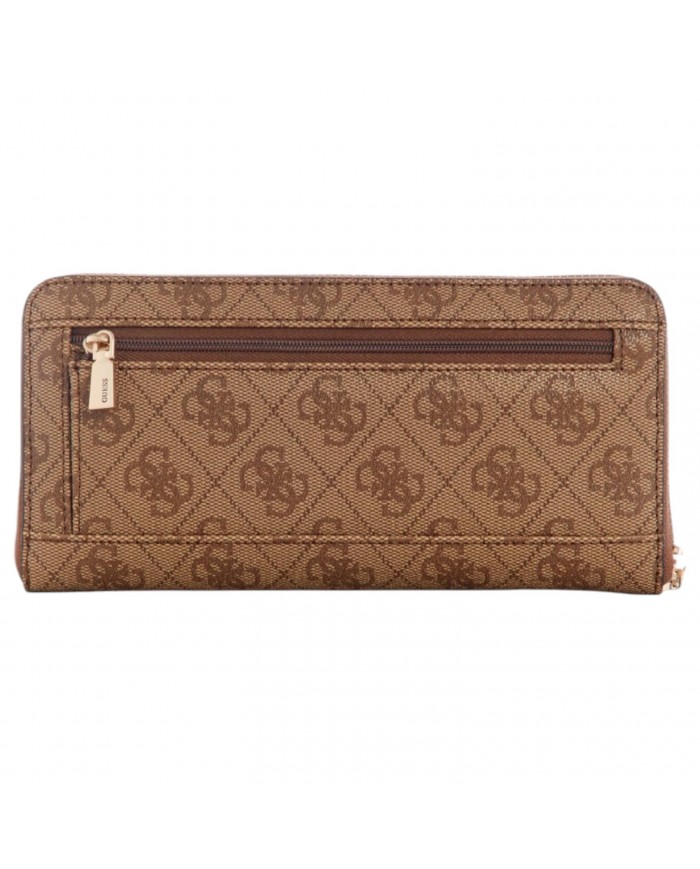 Portafoglio Guess Donna Laurel Slg 4G Logo Leather Latte