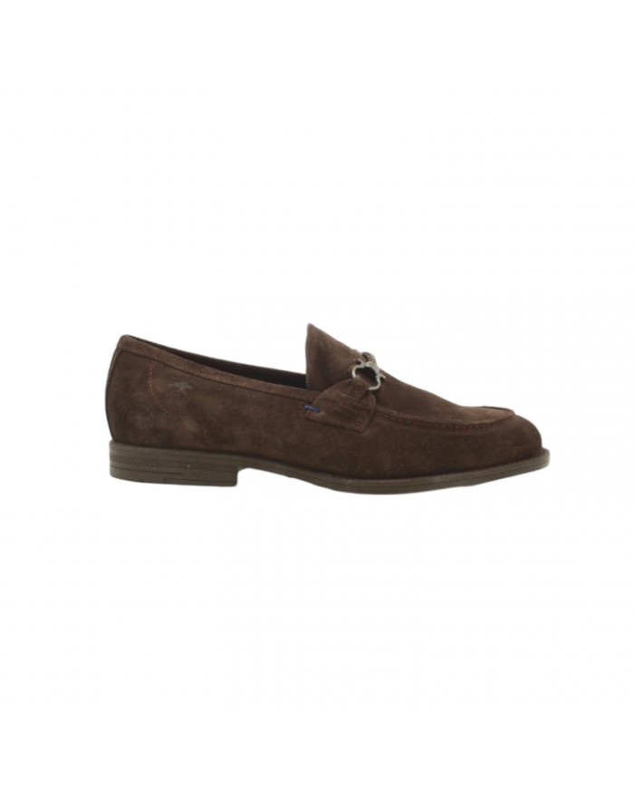 Mocassino Uomo Fluchos Henri F1930 Suede Afelpado Cafe