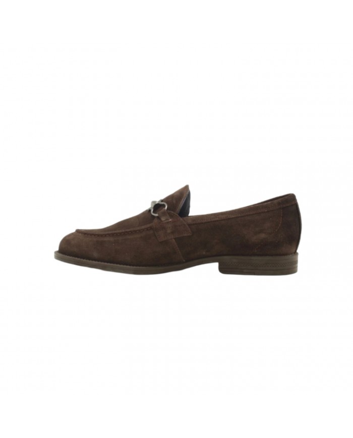 Mocassino Uomo Fluchos Henri F1930 Suede Afelpado Cafe