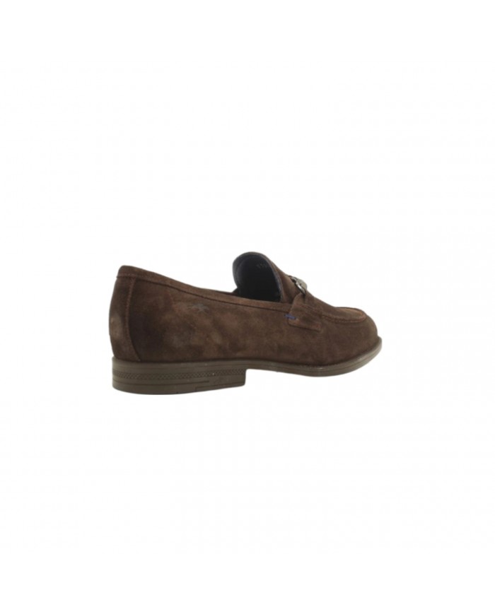 Mocassino Uomo Fluchos Henri F1930 Suede Afelpado Cafe
