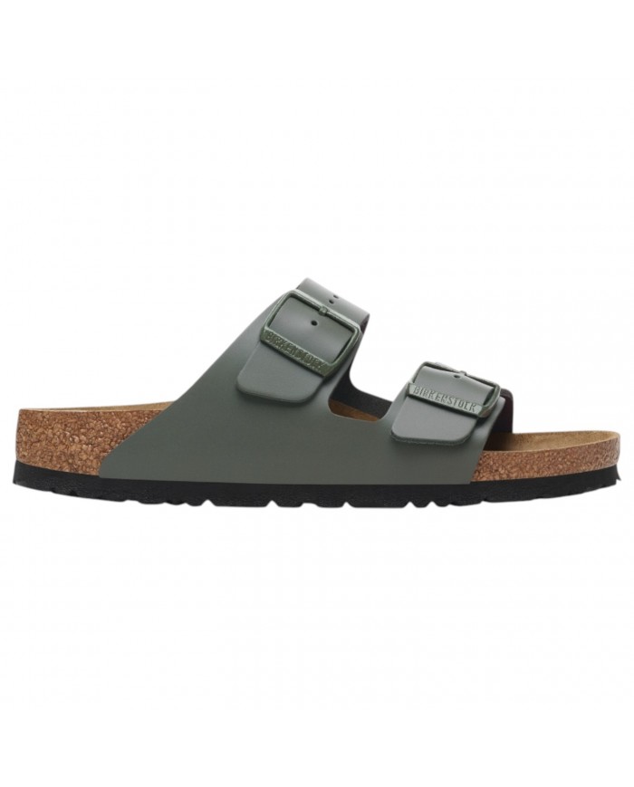 Sandalo Donna Birkenstock Unisex Uomo Arizona Birko-Flor  BS Thyme Verde