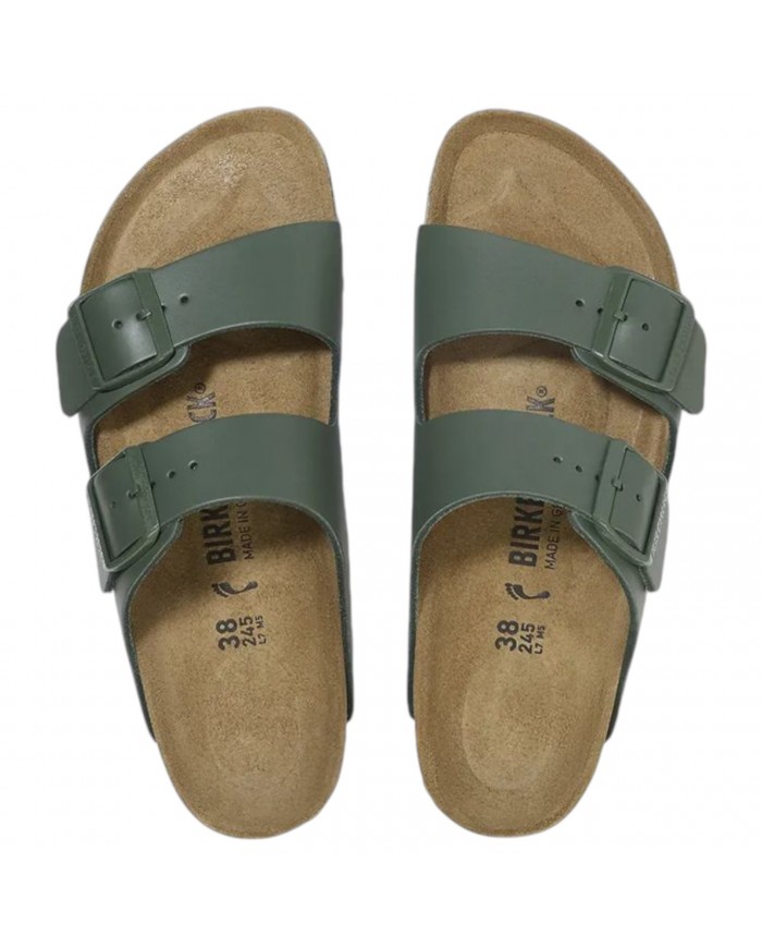 Sandalo Uomo Birkenstock Unisex Donna Arizona Birko-Flor  BS Thyme Verde